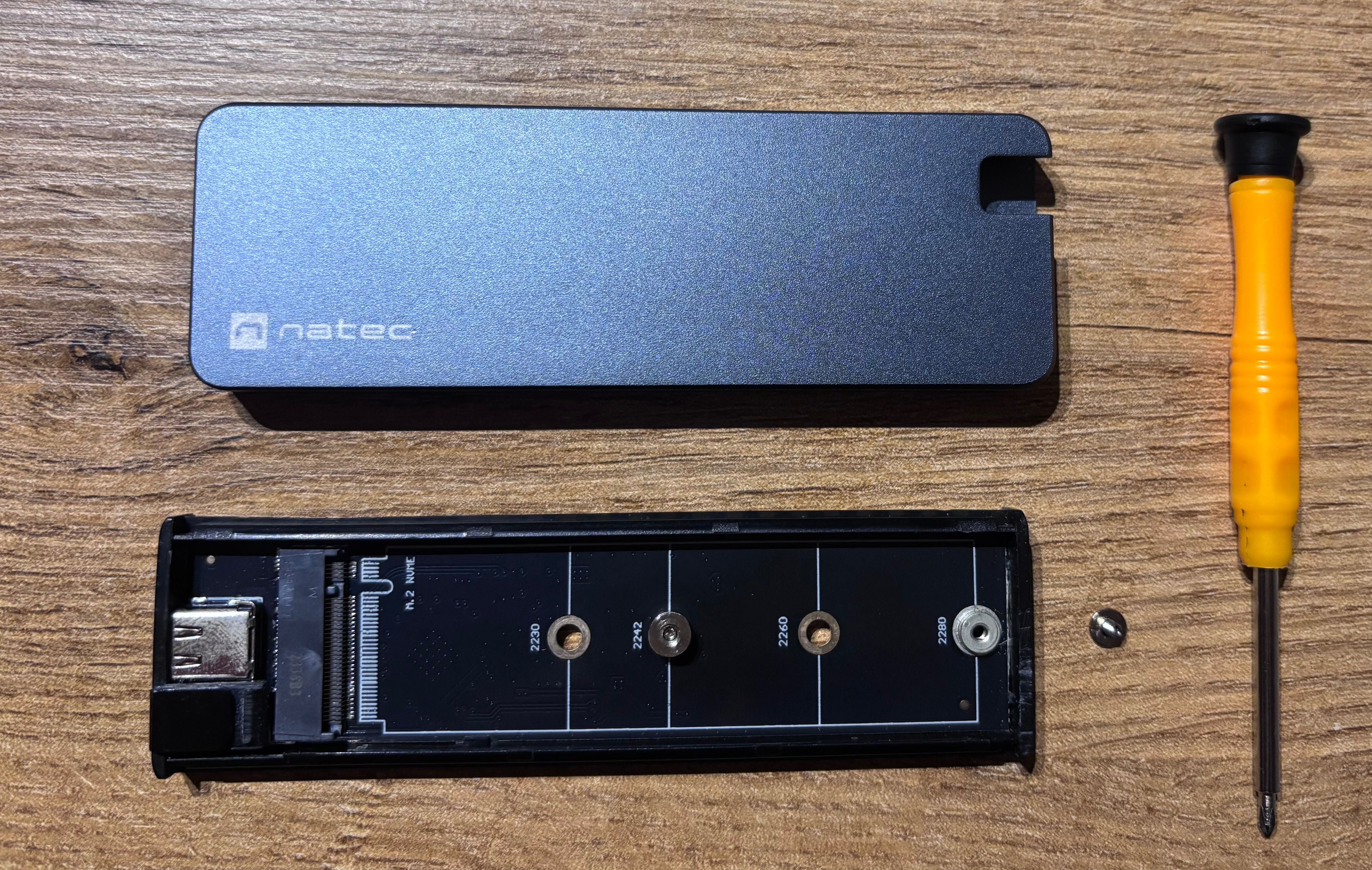 Kieszeń dysk SSD Natec Rhino NKZ-1953 USB-C