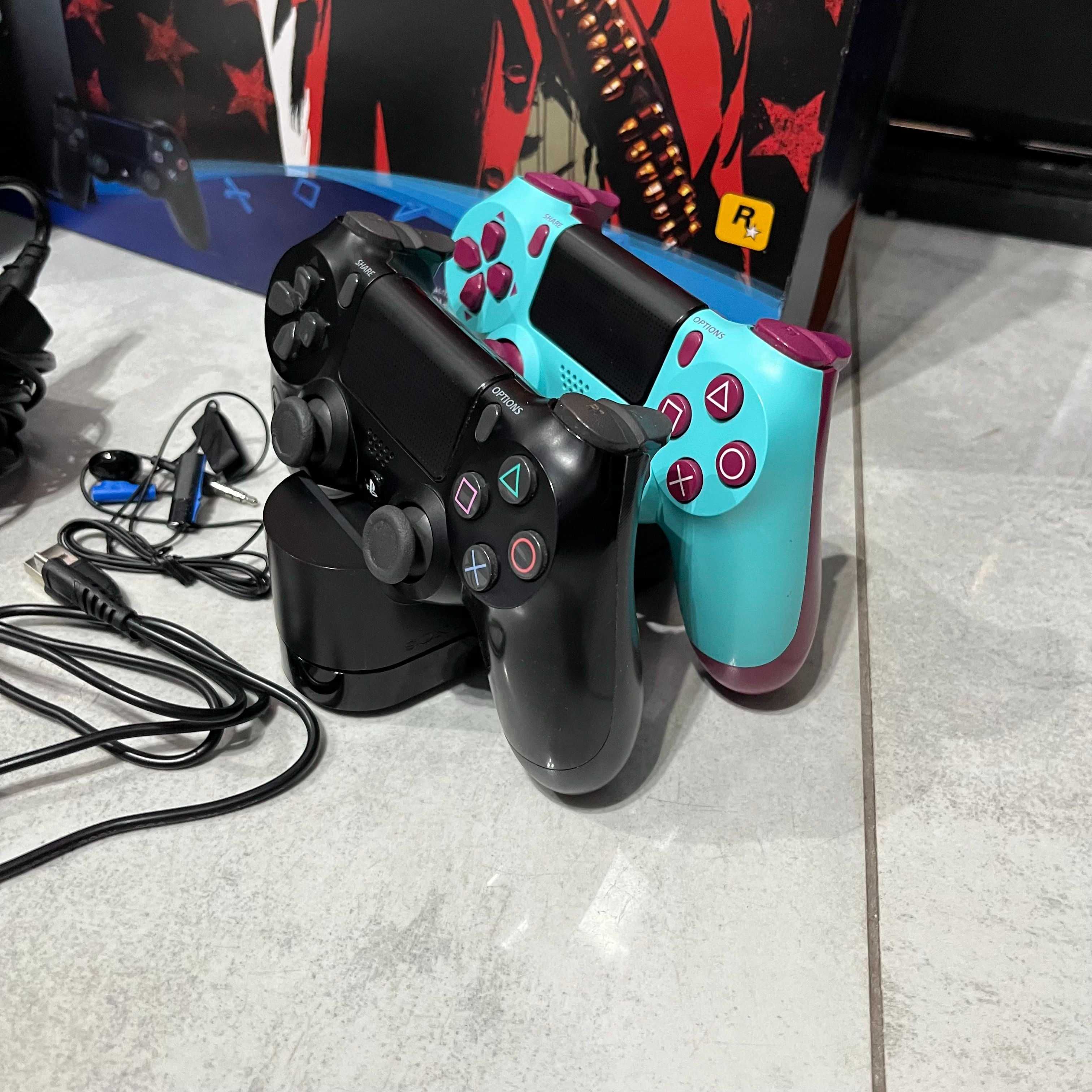 Konsola Playstation 4 Pro | Sprawna | 1T | Gra | 2 Pady |