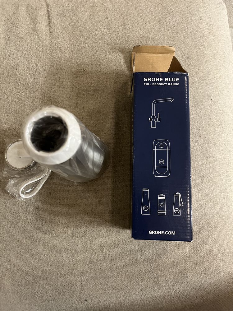 Nowa butelka termiczna Grohe blue bottle stainless steel