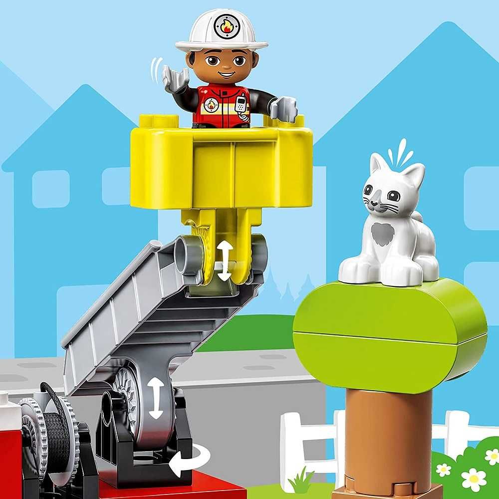 Klocki LEgo Duplo 10969 Wóz strażacki