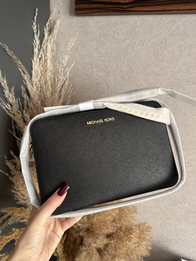 ОРИГІНАЛ! Сумка Michael Kors Jet Set Large Printed Logo Crossbody Bag
