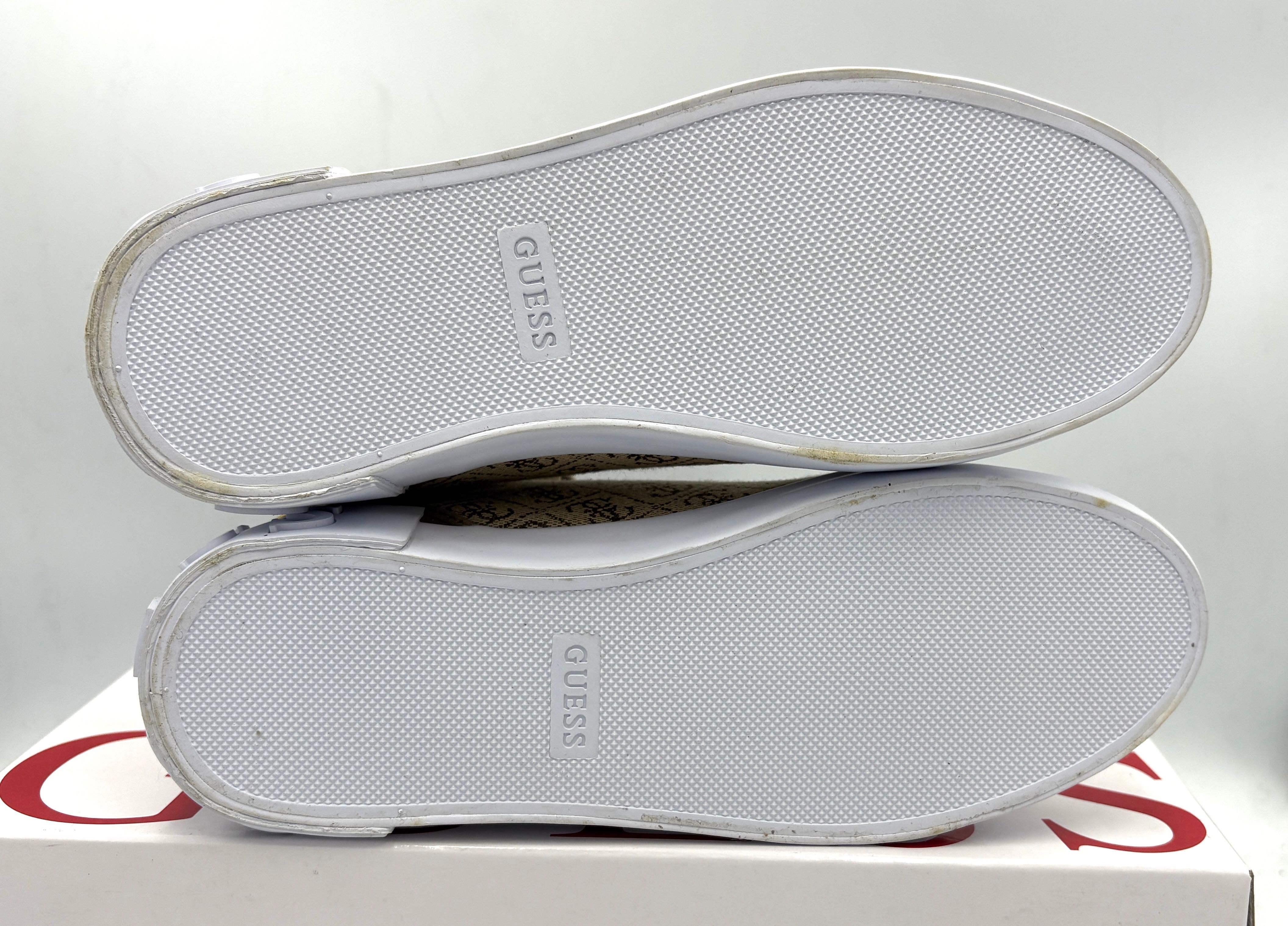 ‼️Nowe oryginalne trampki sneakersy GUESS Puxly2 beżowe 37 AZ 039