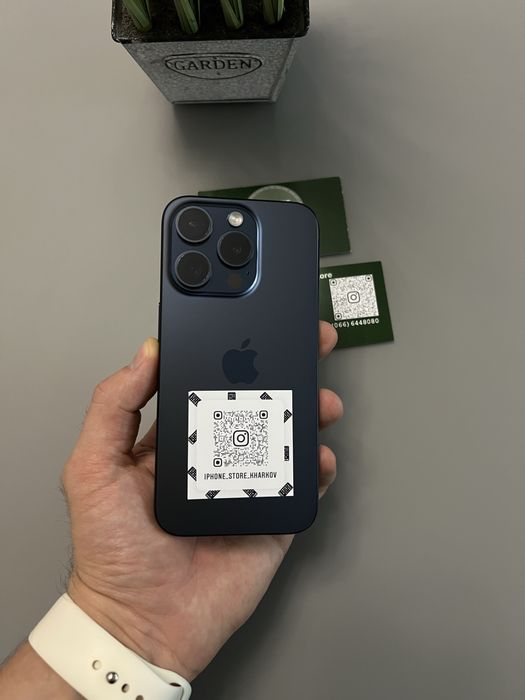 iPhone 15 Pro,256GB,Blue!!!Neverlock!Гарантия!Магазин!