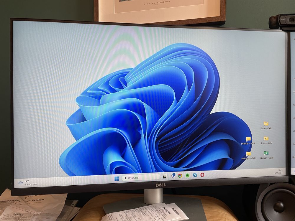 Monitor Dell s2721hs faktura VAT