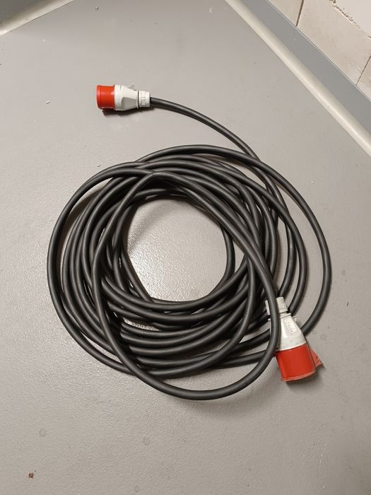 H07RN-F OnPD 5x6 19m kabel siłowy guma linka przedłużacz wtyki 32A