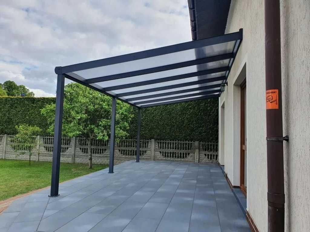 Zadaszenie aluminiowe PRO z dachem poliwęglanowym 400x1006 m