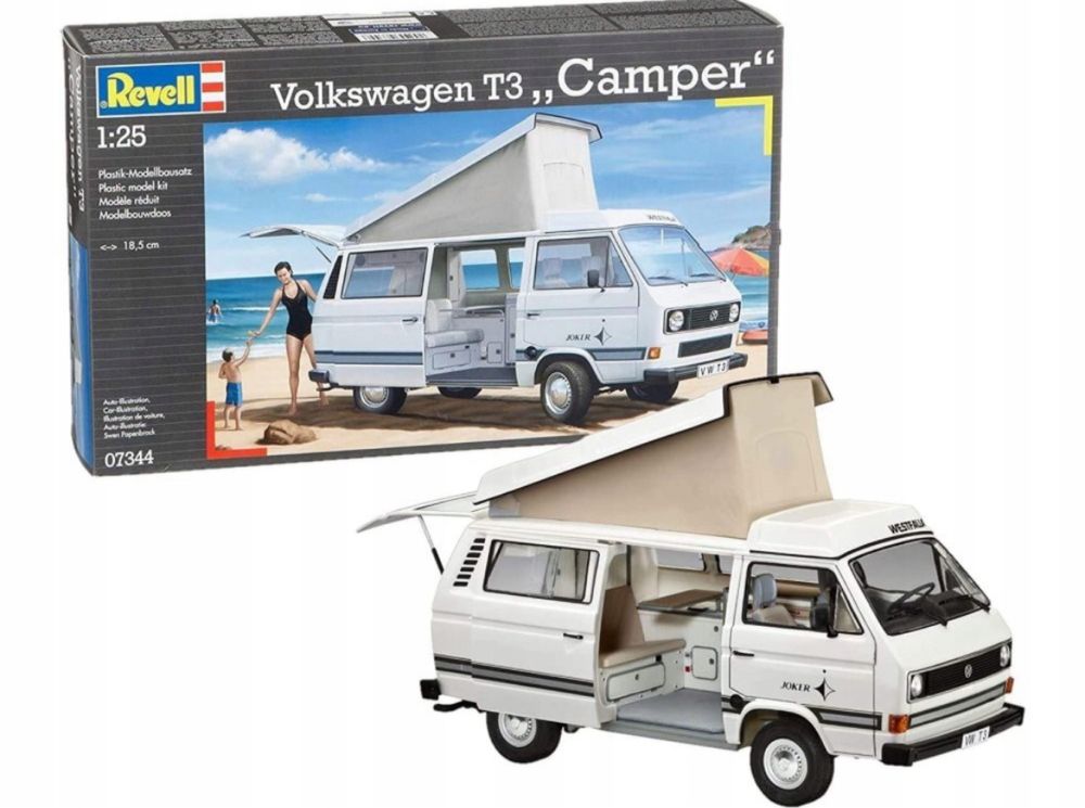 SAMOCHÓD model 1/24 Revell 07344 VW T3 CAMPER WESTFALIA