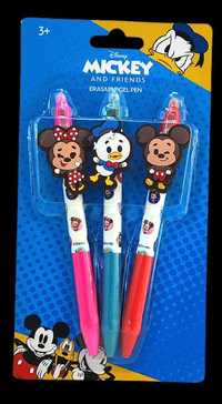 Zestaw długopisów żelowych Myszka Miki i przyjaciele - 3 sztuki