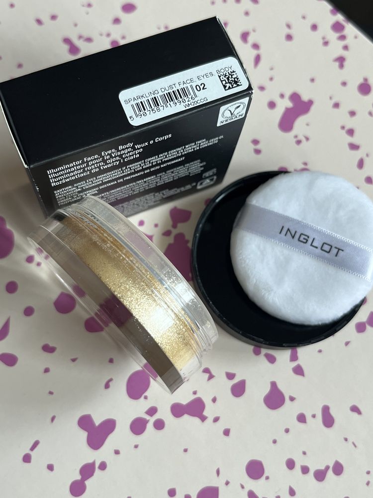 Inglot sypki rozświetlacz 02