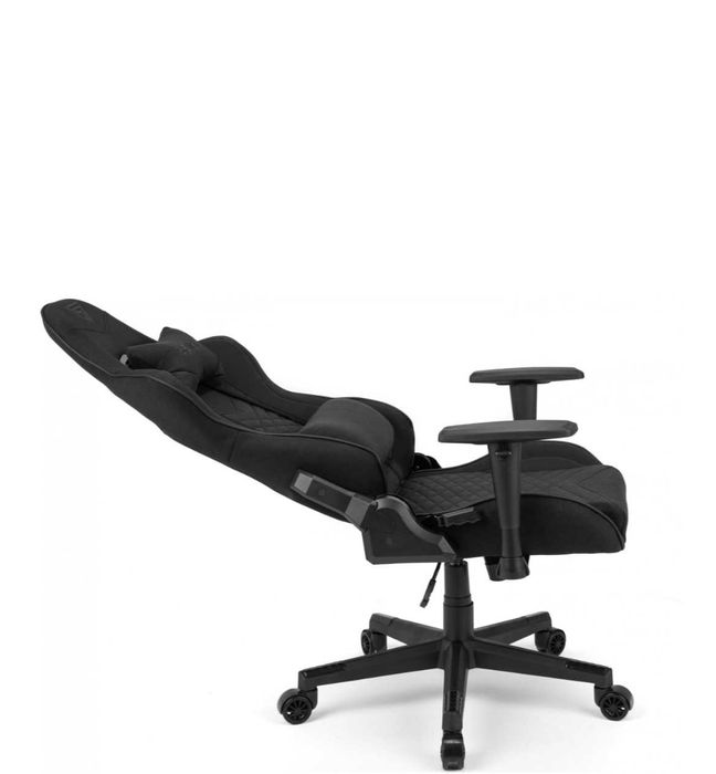 Czarny Fotel Gamingowy Biurowy SENSE7 Spellcaster Materiałowy + GRATIS