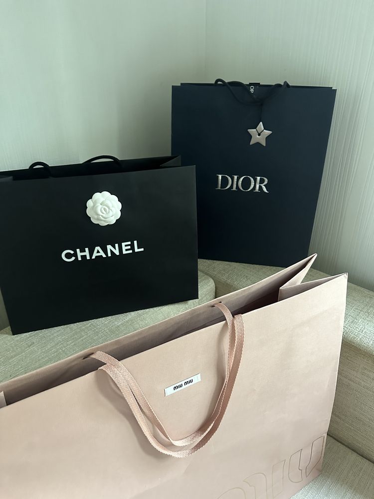Пакет великий dior chanel miu miu оригінал