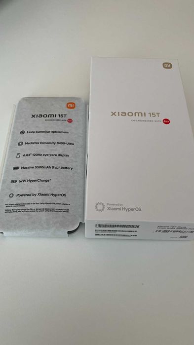 Xiaomi 15 T & Redmi Pad 2 Pro: Novo com Fatura de 29/09/2025