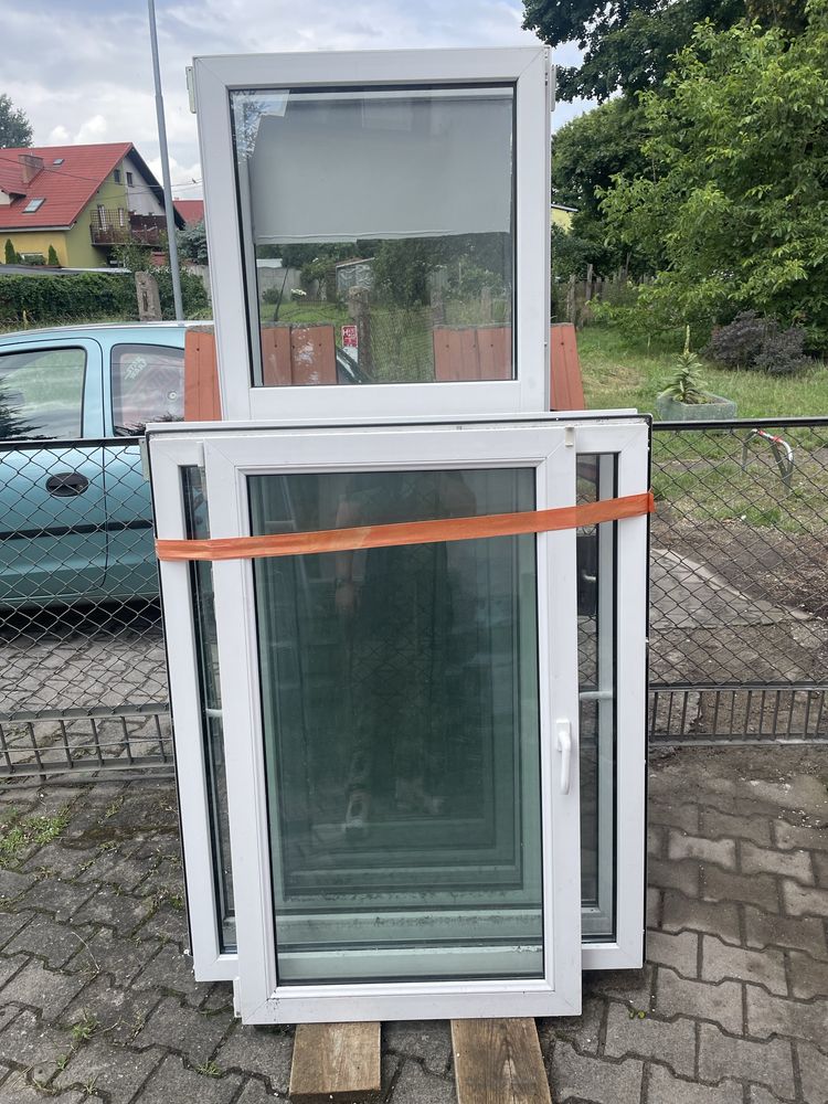 Okna dwu szybowe bez ram