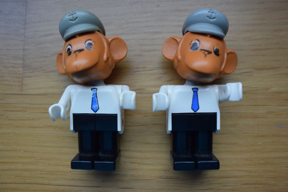 LEGO 1986 Fabuland Monkey Kolekcjonerska Figurka Małpka Singe Gray