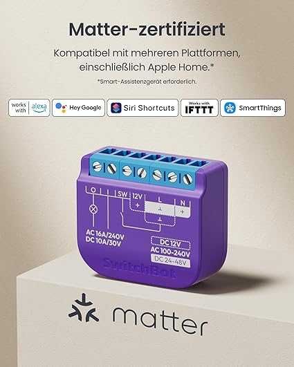 SwitchBot Relay Switch – inteligentny przekaźnik z Matter i Bluetooth