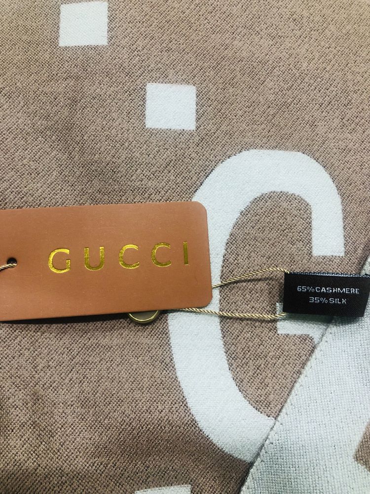 Шарф-палантин GUCCI кашемир, новый