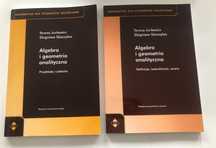 Algebra i geometria analityczna, Jurlewicz, Skoczylas- dwie książki
