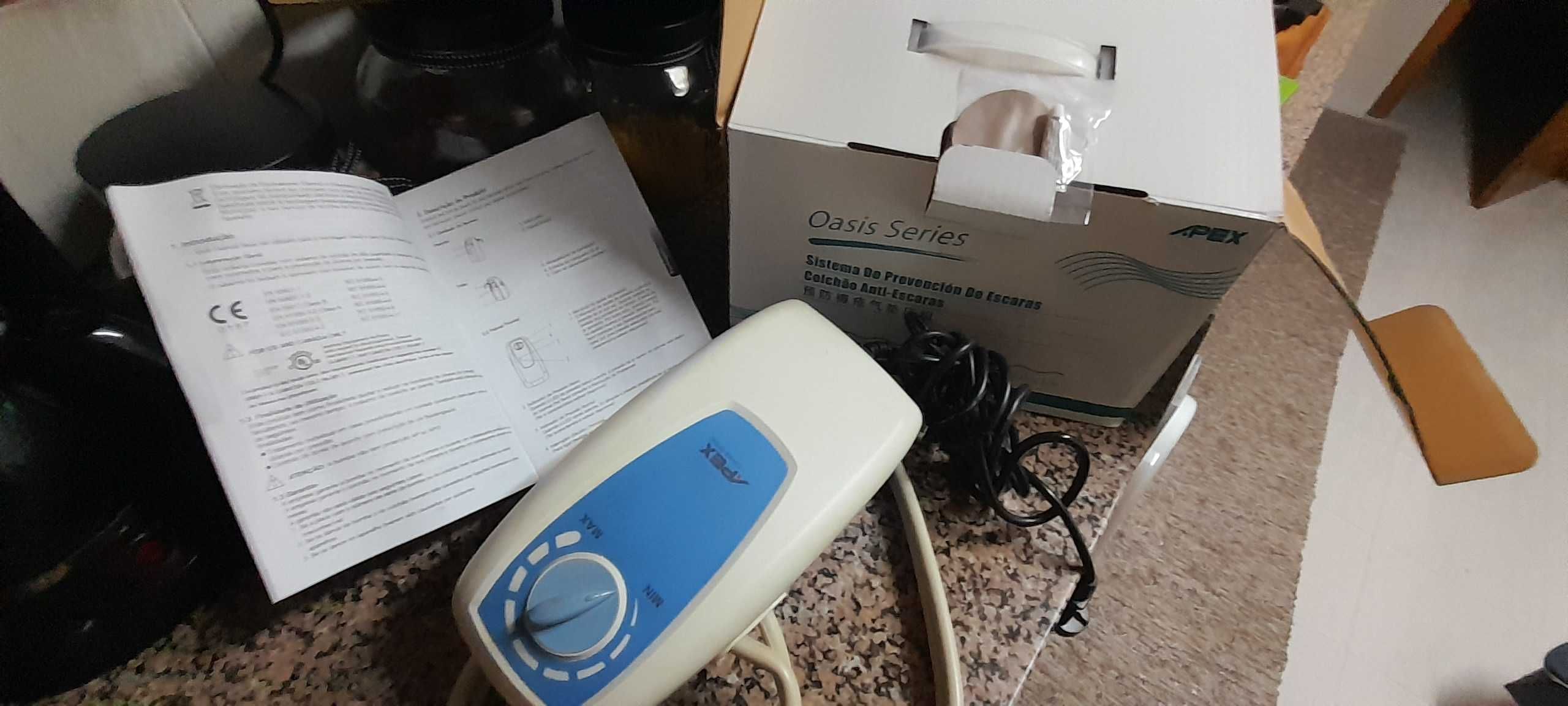 Colchão anti-escaras de Pressão Alternada com Compressor