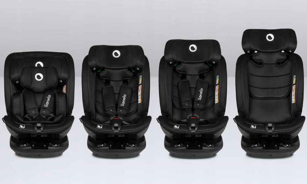 FOTELIK SAMOCHODOWY Przód Tył BASTIAAN Isofix 0-36kg do 150cm