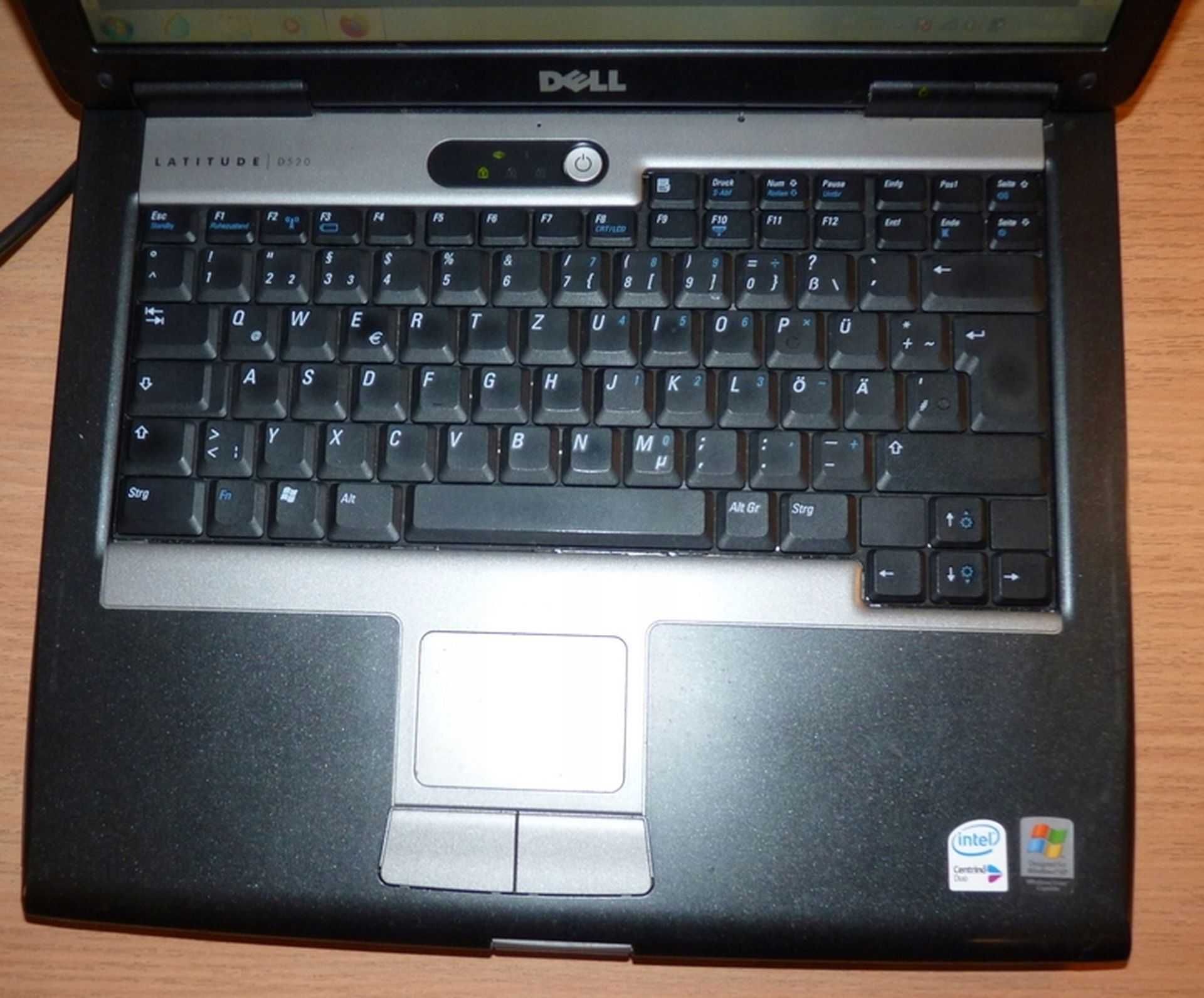 DELL LATITUDE D520 C2D T2300/2/160 z RS232 do diagnostyki samochodu