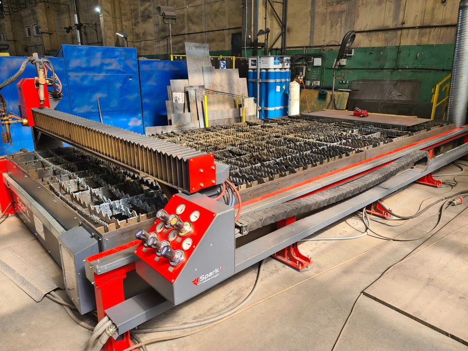 Przecinarka Plazmowa CNC Hypertherm125A do 30mm + palnik tlen Harris