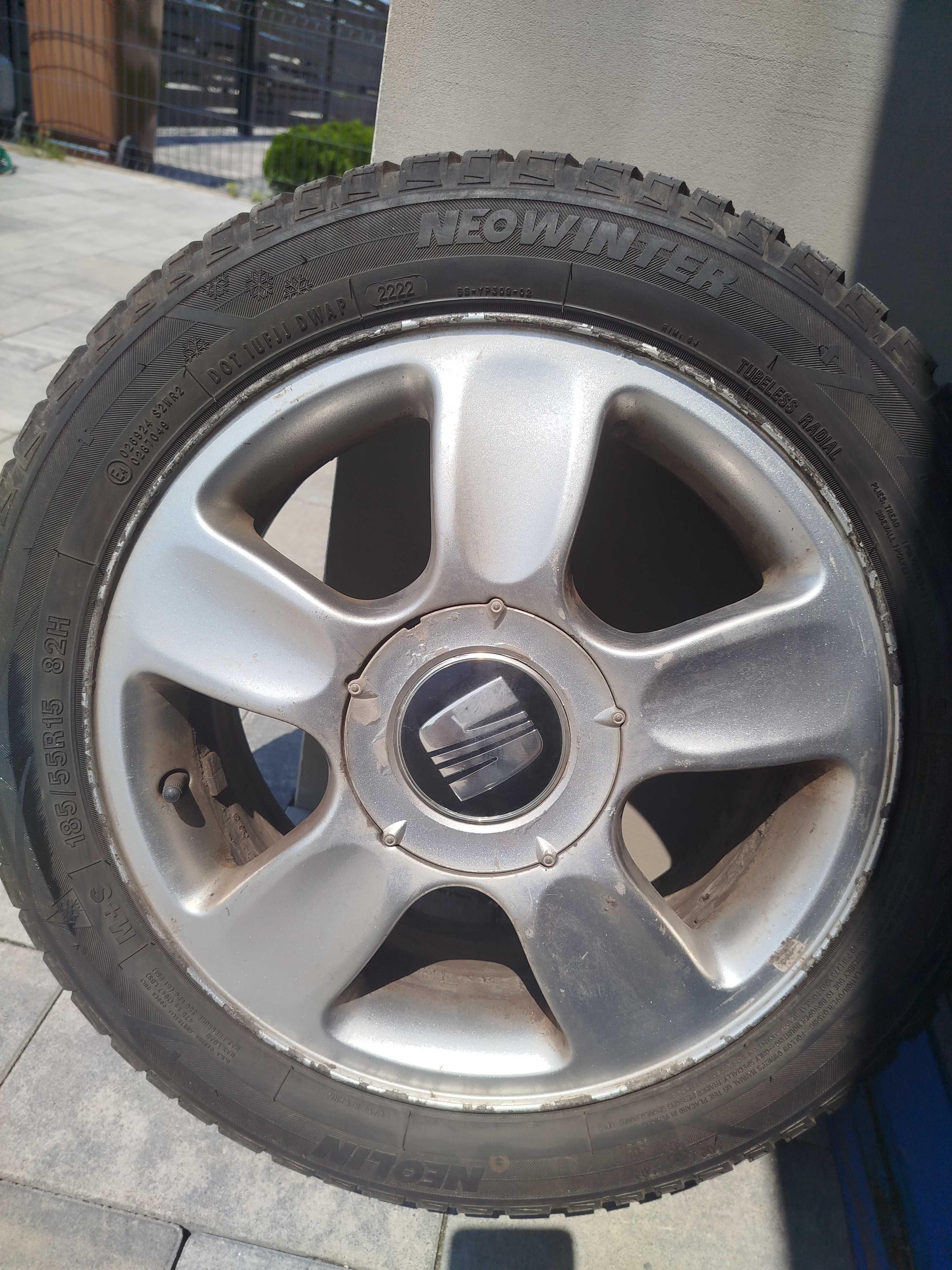 Felgi seat 4x 100 + opony