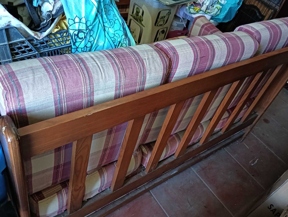 Conjunto sofás de tecido