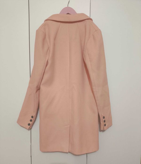 Пальто Tally Weijl розовое со значками, размер XS