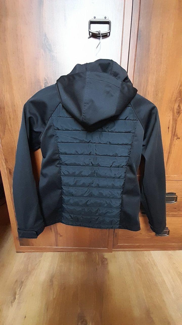 Softshell 4f rozmiar 146-152 dziewczęcy czarny