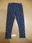 Legginsy granatowe w kropki r.92