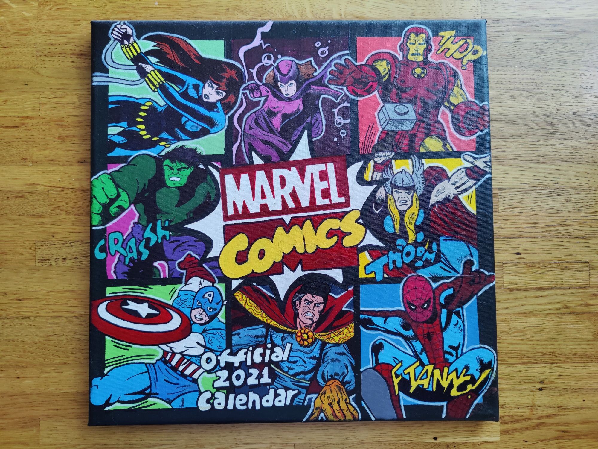 Картина комікси Marvel, ручна робота
