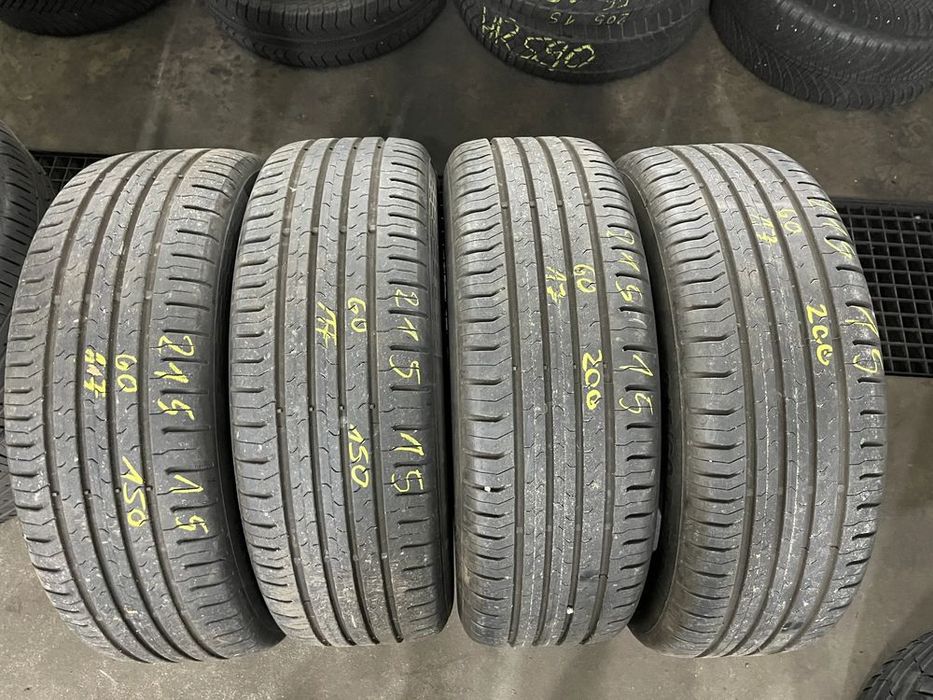 4x opony letnie 215/60r17 continental contiecocontact 5 7,5mm promocja