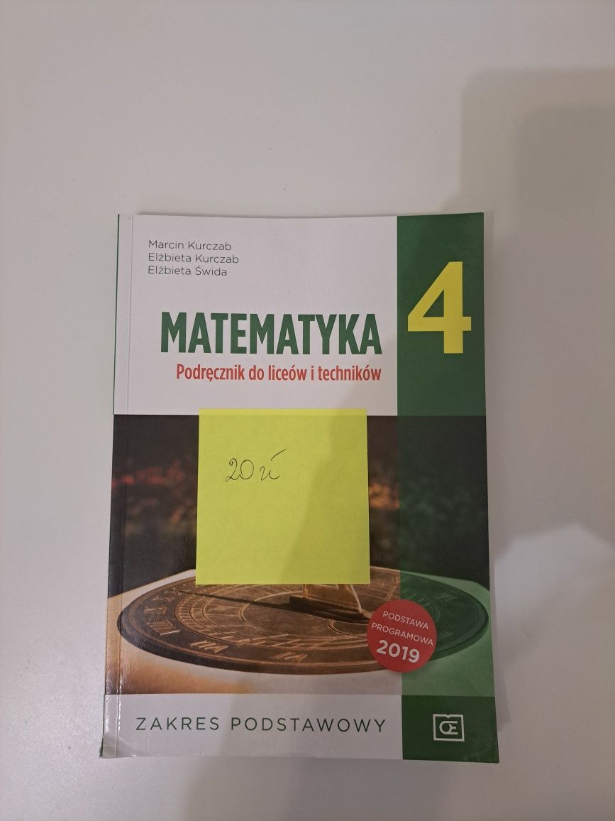 Matematyka 4 zakres podstawowy