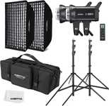 Zestaw Studyjny Lampy Godox SL100Bi 2x 100W 2x Softbox 2x Statyw Pilot