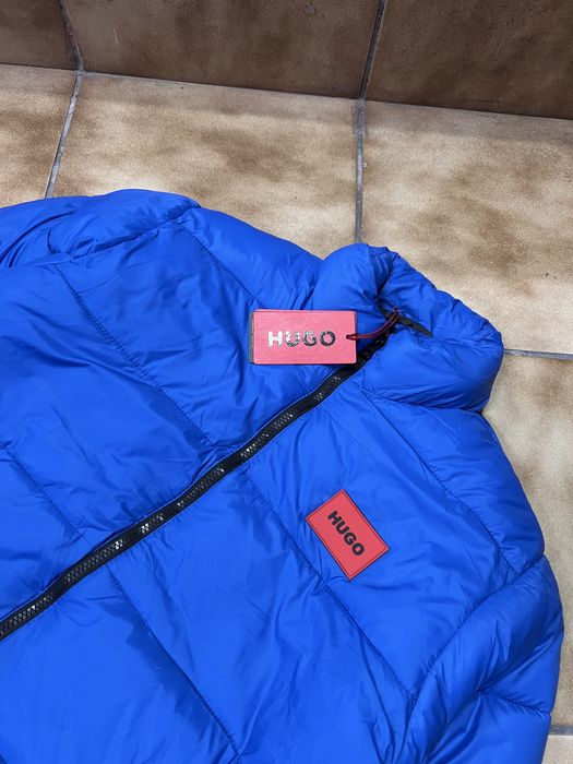 Куртка пухова Hugo Boss чоловіча нова синя зимова тепла бос casual new
