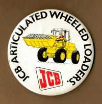 Button pin przypinka odznaka JCB koparka ładowarka