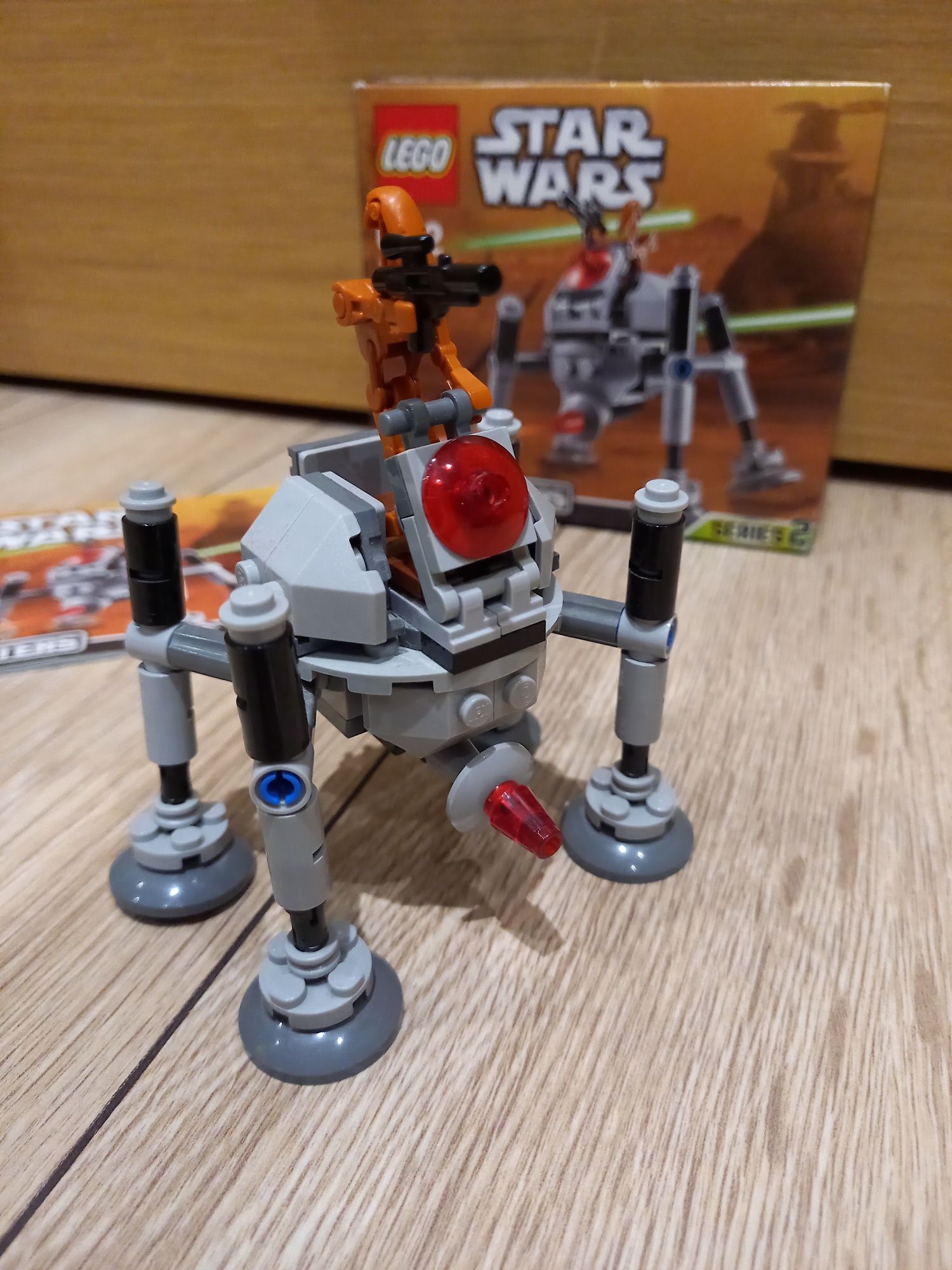 LEGO Star Wars 75077 Homing Spider Droid -Droid-pająk 2015 r. Jak nowy