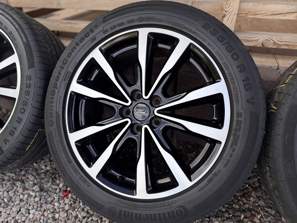 Felgi Koła 18 5x108 Oryginał Ford Kuga Opony Continental