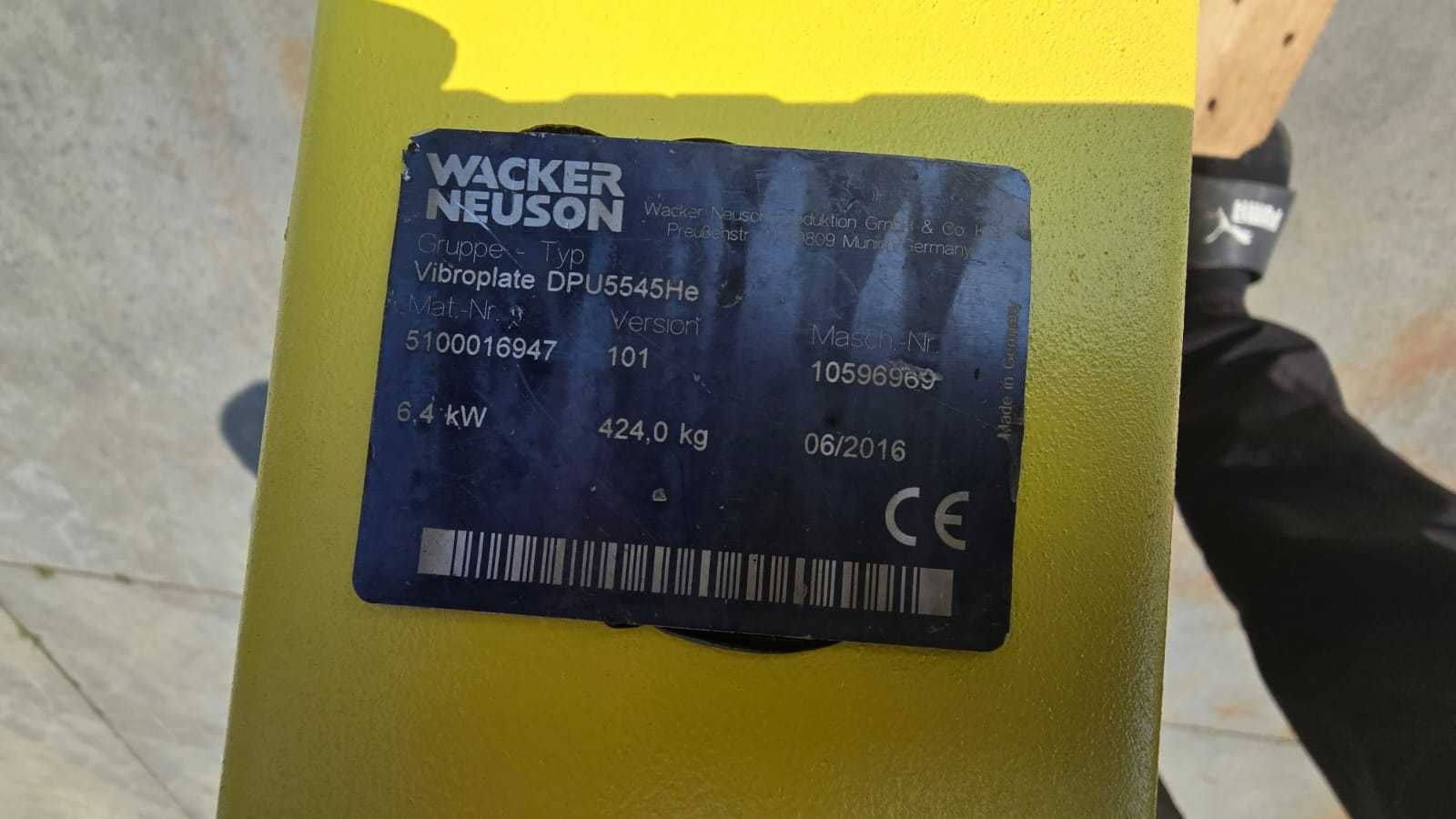 Zagęszczarka Wacker Neuson DPU 5545  Bomag Weber Husqvarna