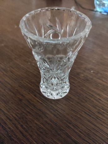 Kryształowy mały wazon PRL