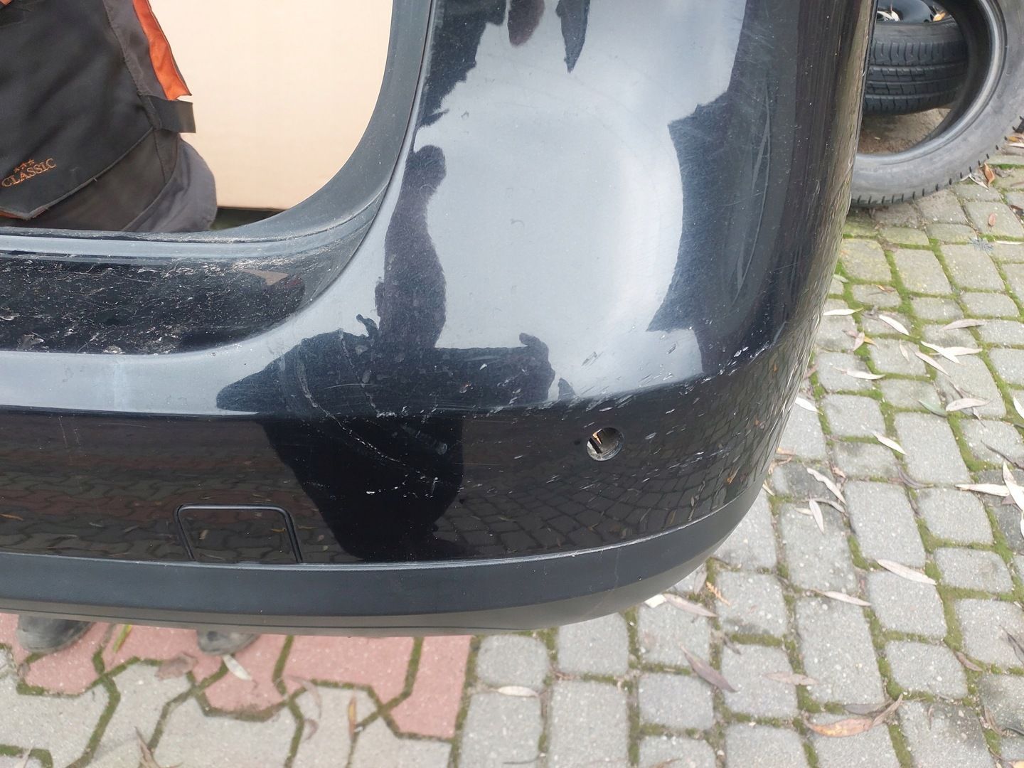 PASSAT B6 KOMBI ZDERZAK TYŁ LAK.LC9X