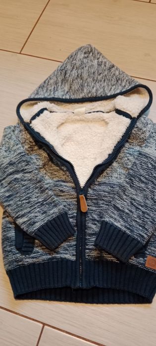 Bluza ocieplana "misiem" 116