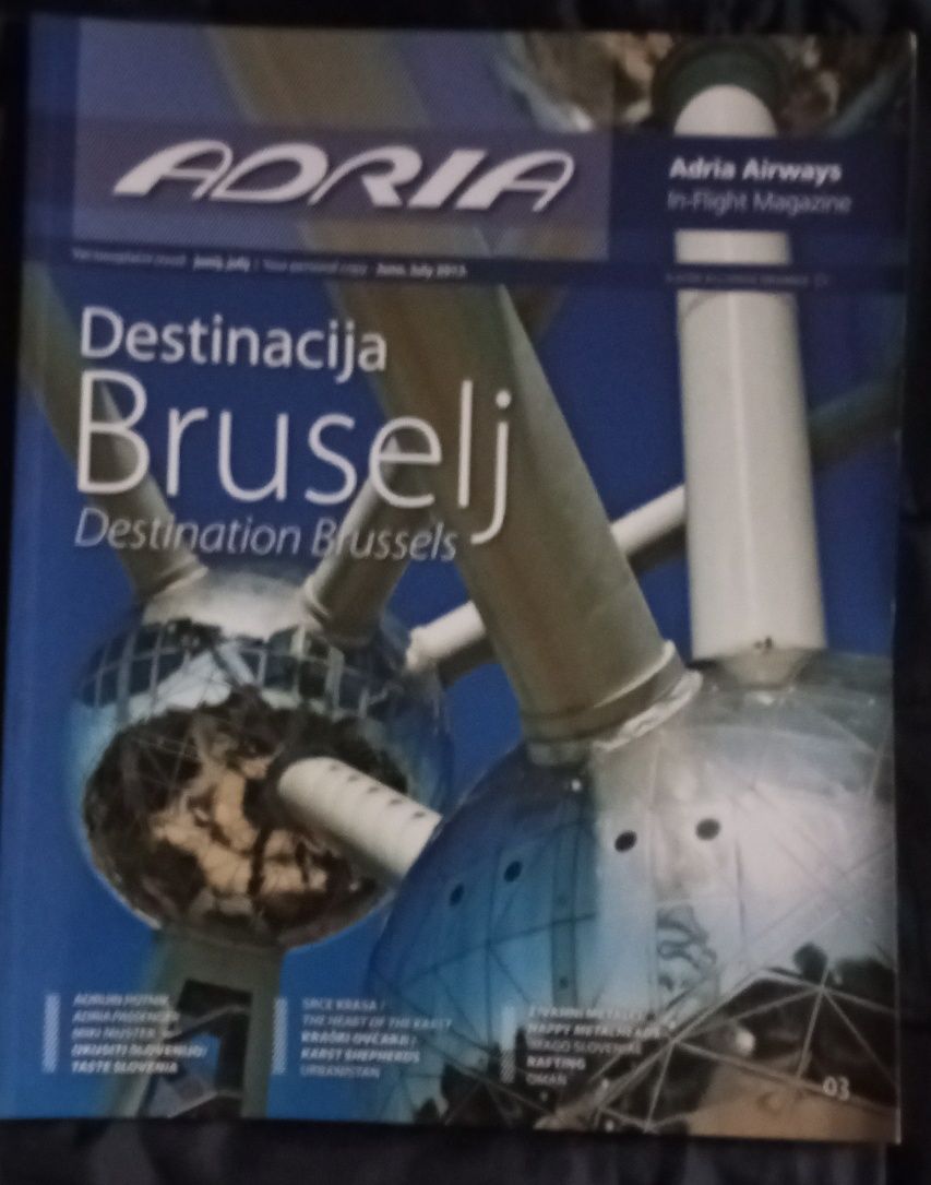 Revistas de várias companhias aéreas