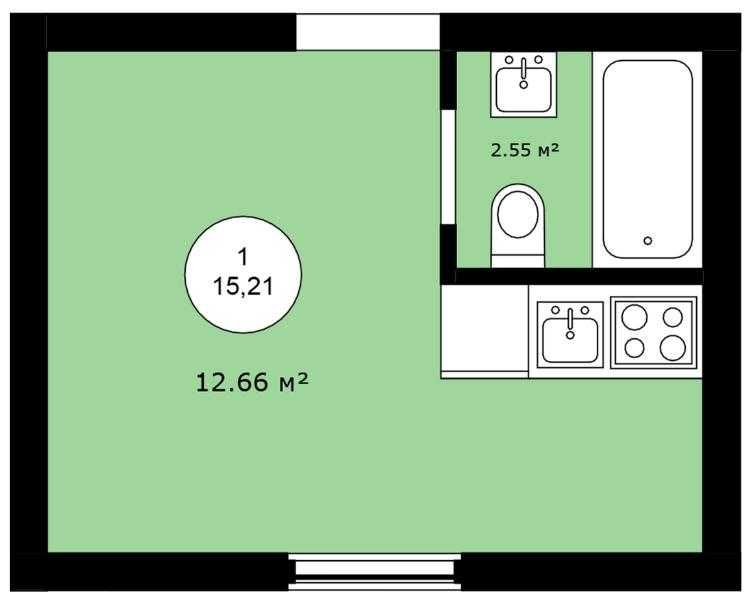 єОселя | Готові Квартири від 15.2 м2 | Забудовник Aura Building
