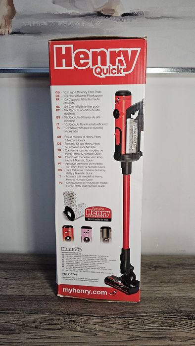Filtry do odkurzacza Henry Quick 10 szt wkłady filtrujące