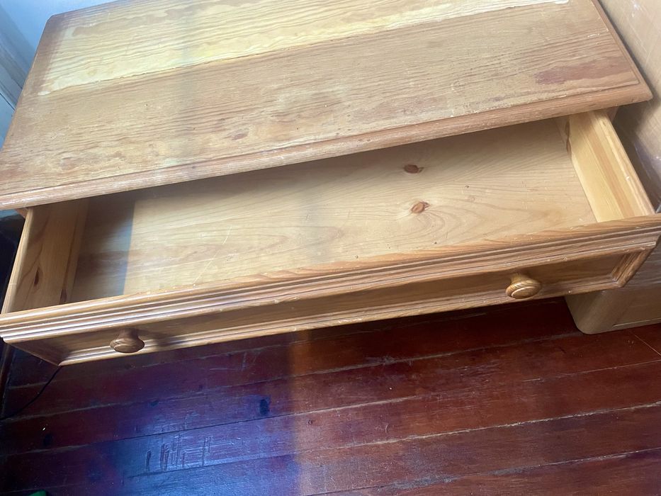 Comoda madeira 3 gavetas