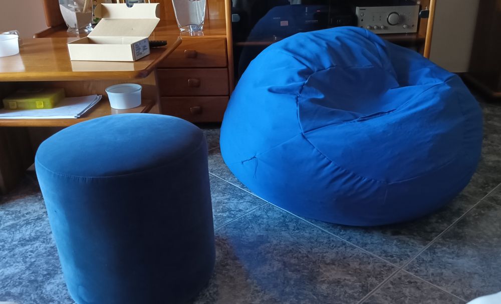 Sofá 3 + Sofá 1 + Banqueta + Puff