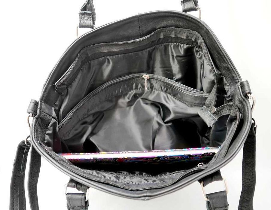 Torebka Kuferek Teczka A4 Skóra Naturalna Boho Etno Nowa