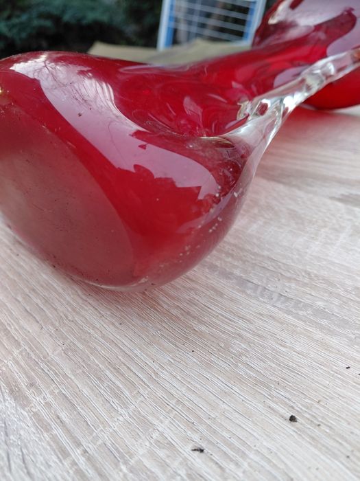 Tarnowiec wazon płetwa  rekina bez uszkodzeń  prl