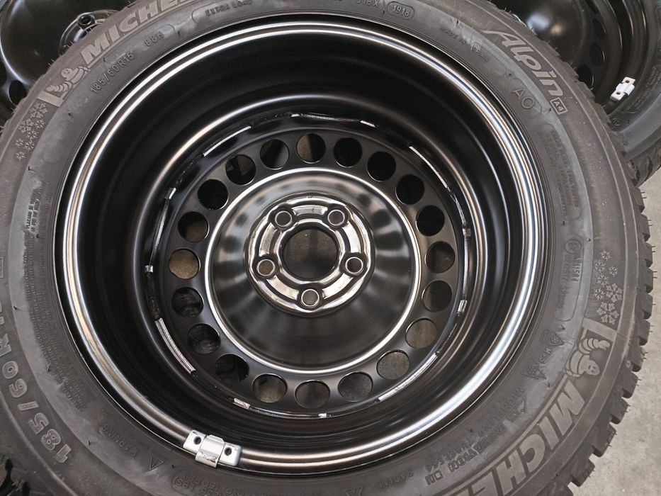 Koła zimowego Felgi stalowe Audi 15 cali 5x100 A1 A2 A3 A4